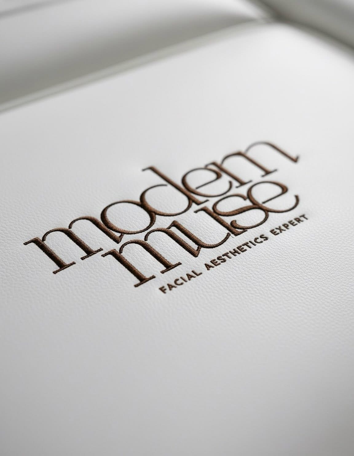 Modern Muse Aesthetics branded logo card